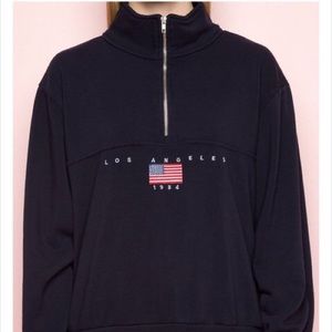 BRANDY MELVILLE HALF ZIP SWEATER 🦋🦋